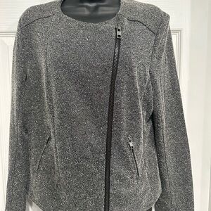 Catherine Malandrino Gray Moto Jacket